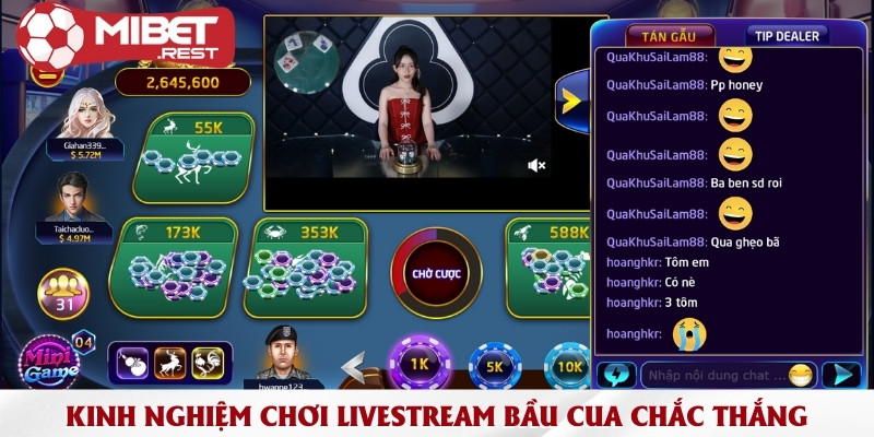 Kinh nghiệm chơi Bầu Cua Livestream đơn giản hiệu quả 3 kinh-nghiem-choi-livestream-bau-cua-chac-thang