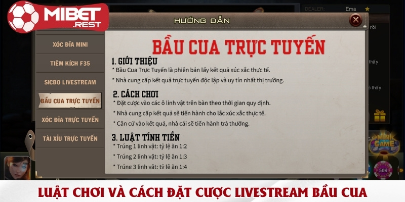 Kinh nghiệm chơi Bầu Cua Livestream đơn giản hiệu quả 2 luat-choi-va-cach-dat-cuoc-livestream-bau-cua